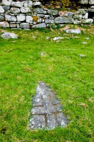 The 6th-century grave slab