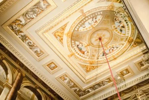 The King's Grand Staircase ceiling