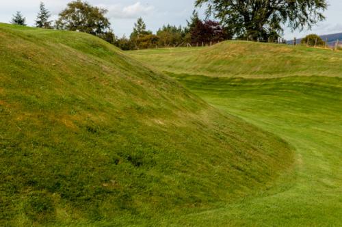 The earthwork defences