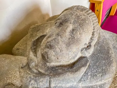 14th-century effigy of a priest