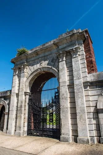 The gate from the south-west