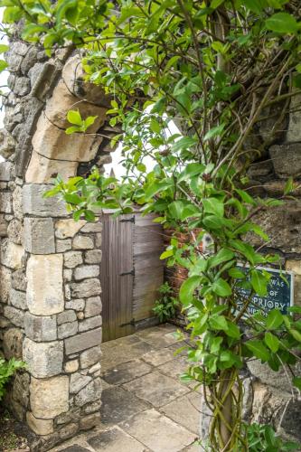 Medieval archway from St Denys Priory