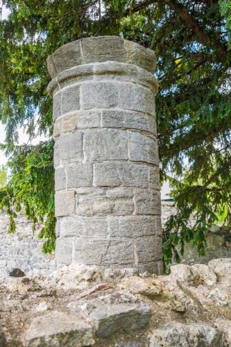 Top of the Norman chimney, circa 1200