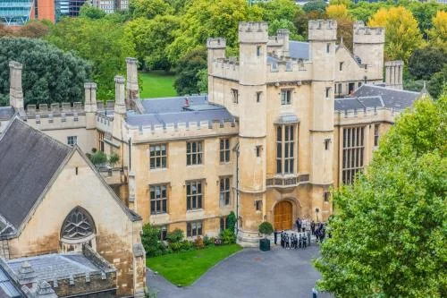 Lambeth Palace from the tower of St Mary's (the Garden Museum)