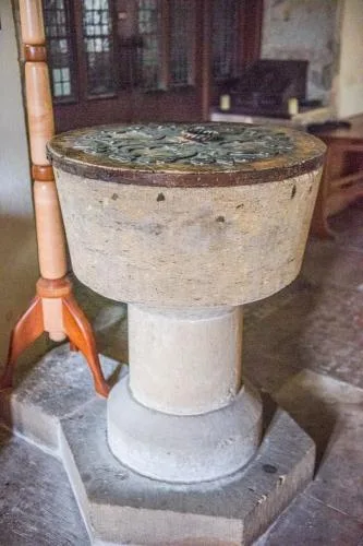 The 12th-century font