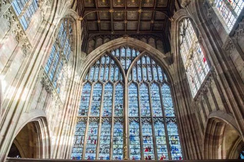 The medieval east window