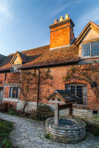 The courtyard and well