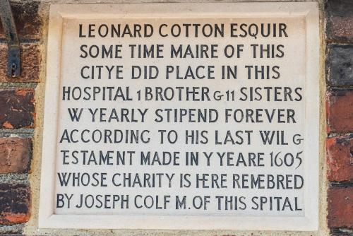 Leonard Cotton plaque