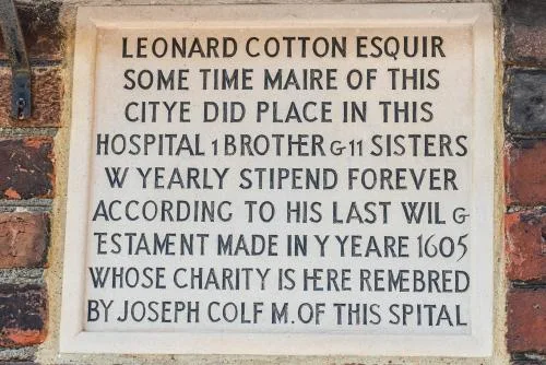 Leonard Cotton plaque