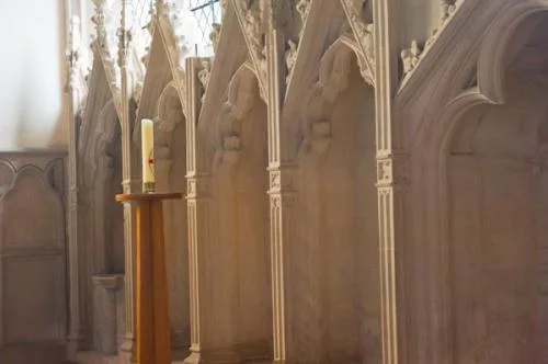 14th century triple sedilia
