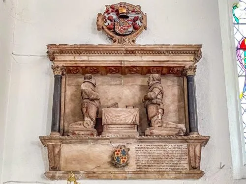 Joan Browne memorial, 1584