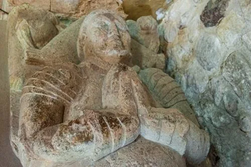 The Spanish general's effigy