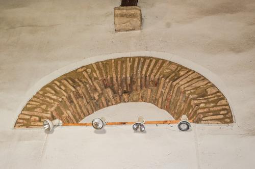 Saxon arch made with Roman tiles