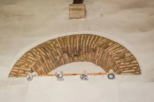 Saxon arch made with Roman tiles