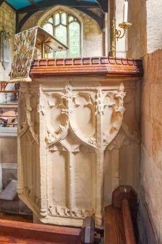 Stone pulpit, circa 1500