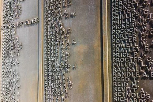 The names of the fallen