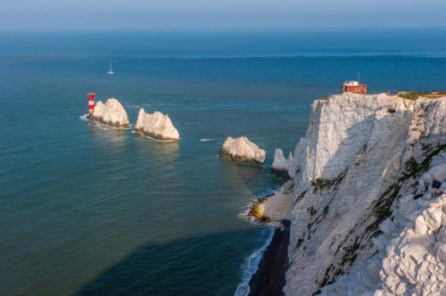 Needles Rocks and lighthouse