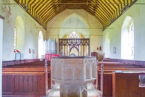 The church interior