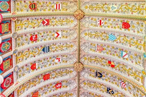 The Sidney Chapel ceiling