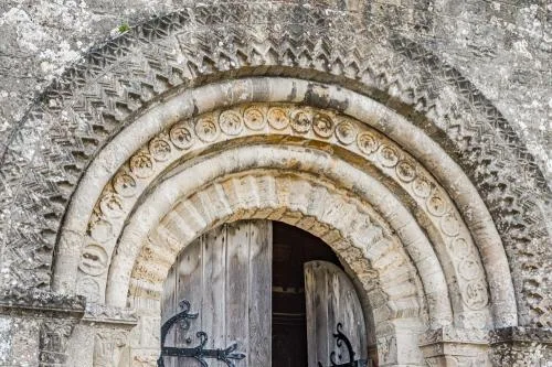 West door carving detail