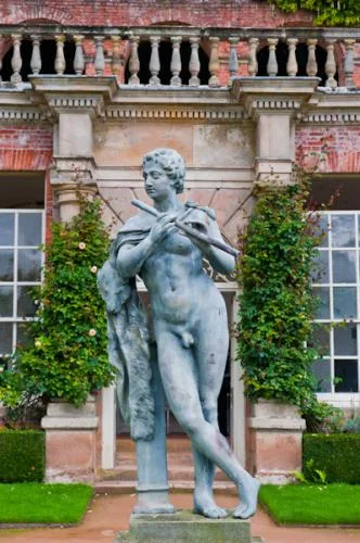 A neoclassical garden statue