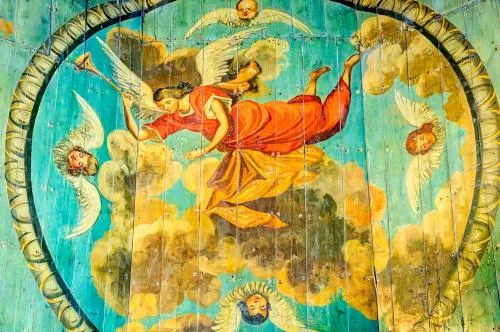 The 1698 painted ceiling