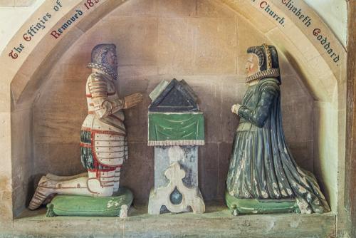 John and Elizabeth Dormer memorial, circa 1581