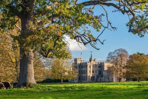 Rousham House from the Gothic seat