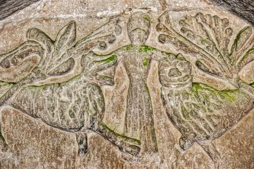 The Norman tympanum carving