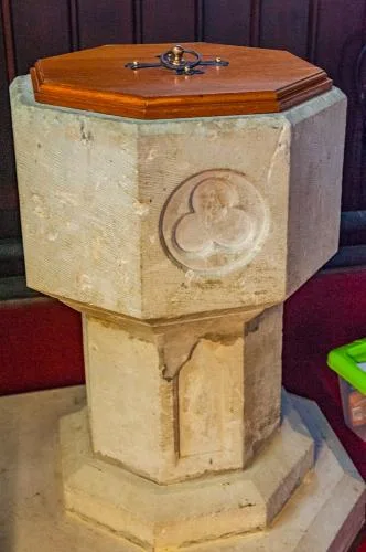 The 13th-century font