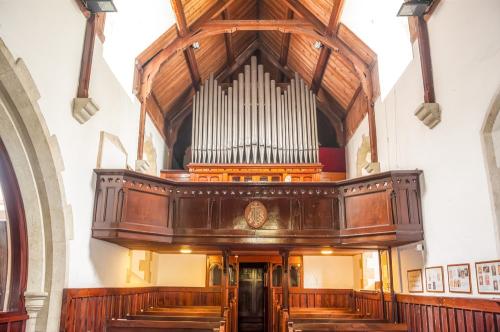 The west gallery and organ