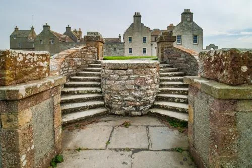 Approaching the house