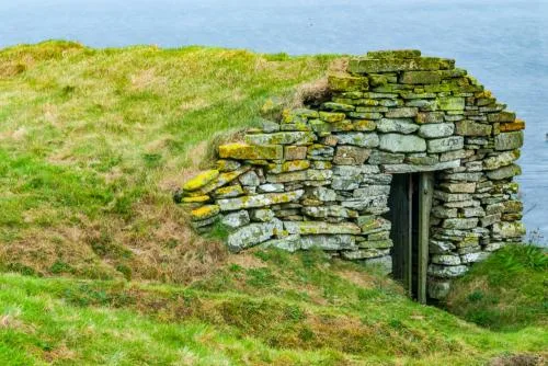 Stone fisherman's hut at Skiba