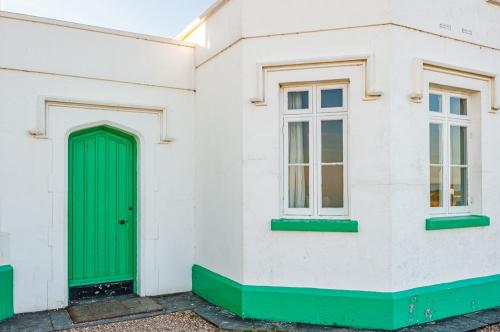 Doorway to the keeper's cottage