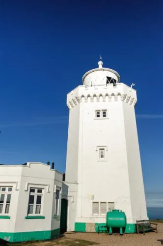 The western side of the lighthouse