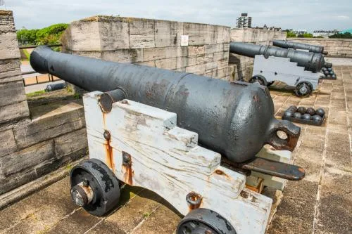 The firing platforms