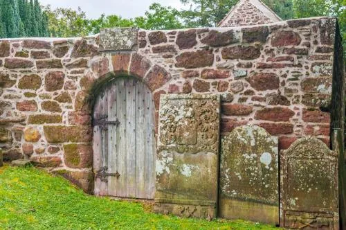 The chapel wall
