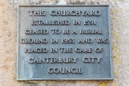 The dedication plaque