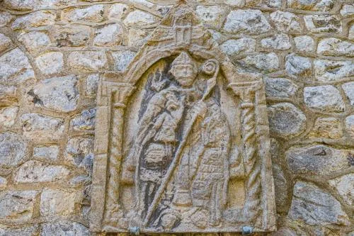 St Thomas of Canterbury carved panel