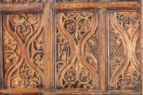 Carving detail, Tudor screen