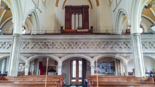 The church interior