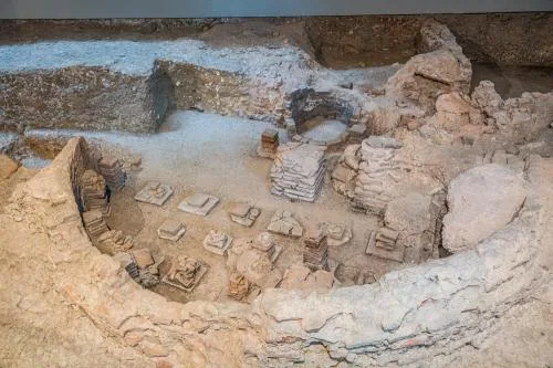 The Roman bathhouse hypocaust