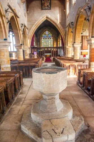 The 15th-century font