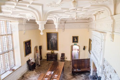 Looking down on the Great Hall
