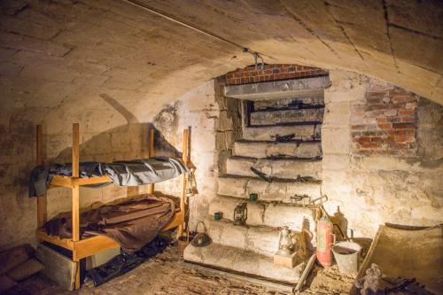 The WWII air raid shelter