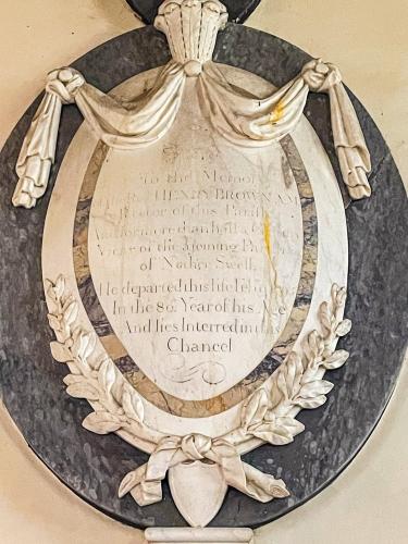 Reverend Henry Brown memorial, 1795