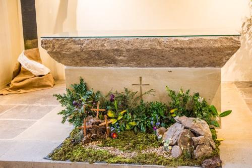 The 12th-century altar stone