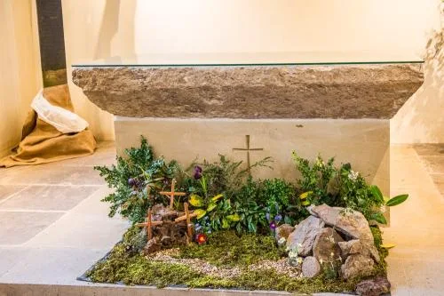 The 12th-century altar stone