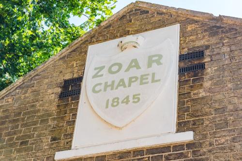 The chapel datestone