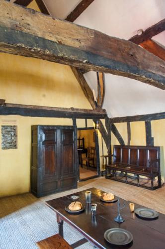 The first-floor dining room